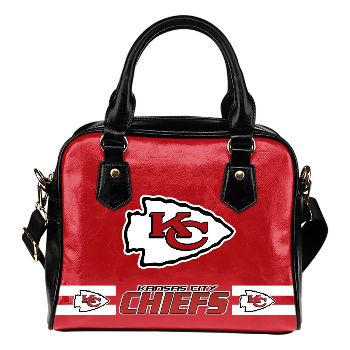 Kansas City Chiefs For Life Shoulder Handbags Sb0801
