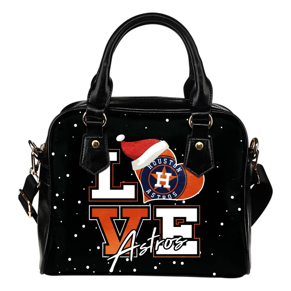 Love Word Christmas Sweet Houston Astros Shoulder Handbags Sb0801