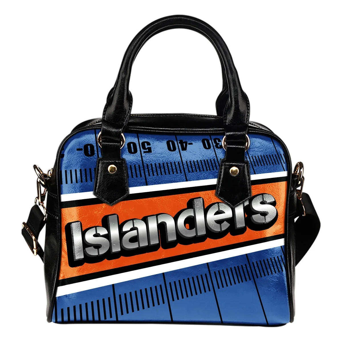 New York Islanders Silver Name Colorful Shoulder Handbags Sb0801