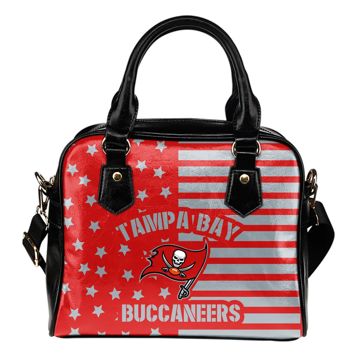 Unique Twinkle Star With Line Tampa Bay Buccaneers Shoulder Handbags Sb0801