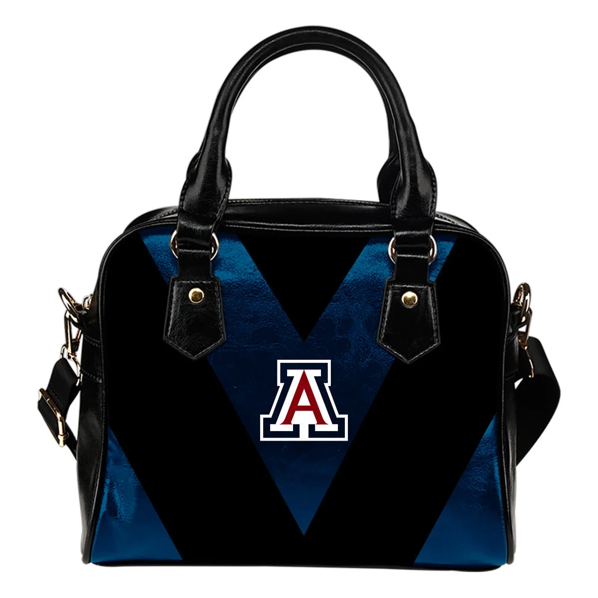 Triangle Double Separate Colour Arizona Wildcats Shoulder Handbags Sb0801