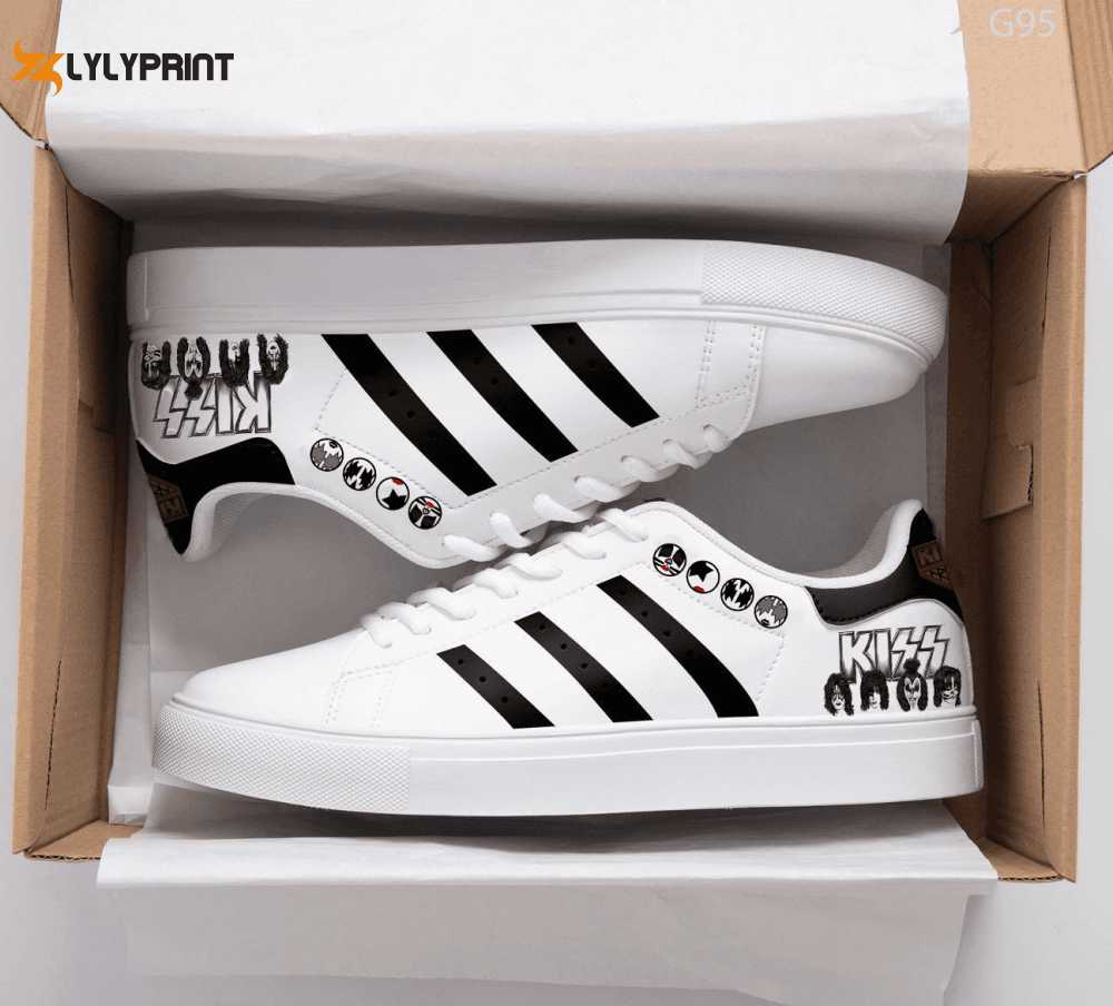 Kiss Band Skate Shoes For Men Women Fans Gift ,Trendy Style Sneakers ST0801