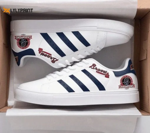 Atlanta Braves 1 Skate Shoes For Men Women Fans Gift ,Trendy Style Sneakers ST0801