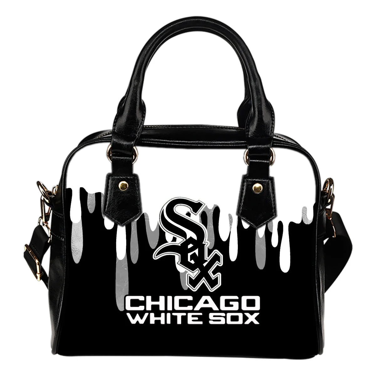 Color Leak Down Colorful Chicago White Sox Shoulder Handbags Sb0801