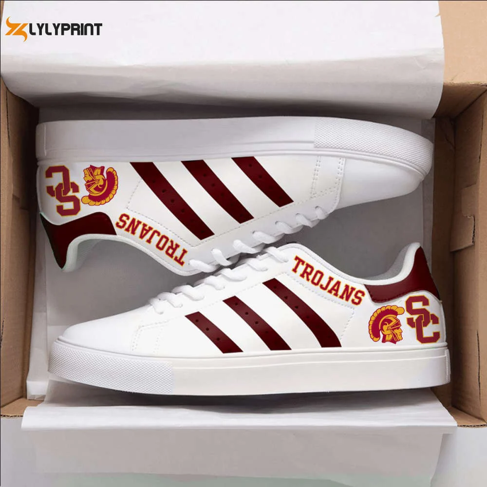 USC Trojans 1q Skate Shoes For Men Women Fans Gift ,Trendy Style Sneakers ST0801