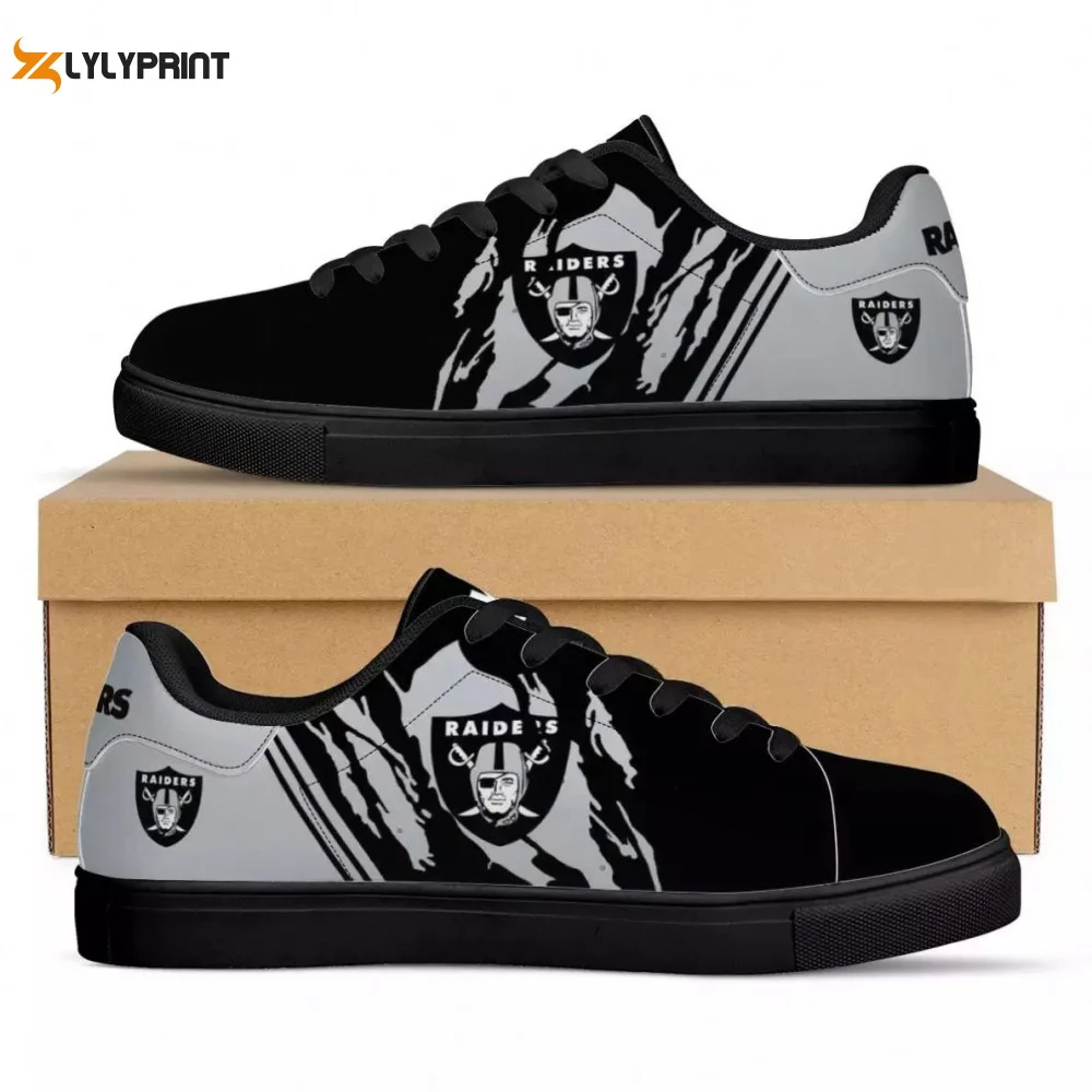 Las Vegas Raiders Skate Shoes For Men Women Fans Gift  ST0801