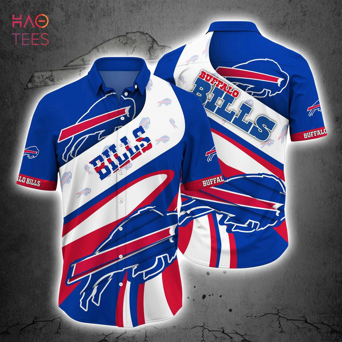 Buffalo Bills NFL Hawaiian Shirt For New Season Fan Made 2023 3D Button Shirts HW0601