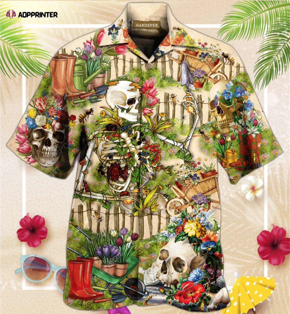 Get Here Gardening Saved Me From Being A Pornstar Now Im Just A Gardener Hawaiian Shirt, Gift For Men And Women HW0601