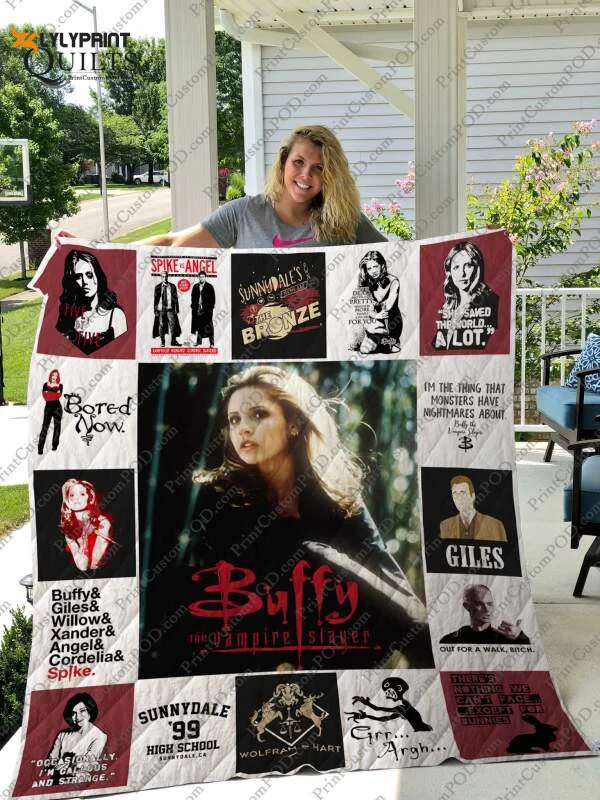 Buffy The Vampire Slayer 3D Customized Quilt Blanket For Fans Home Decor Gift ,  Soft Quilt, King Size, All Season Cozy Quilt QB0901