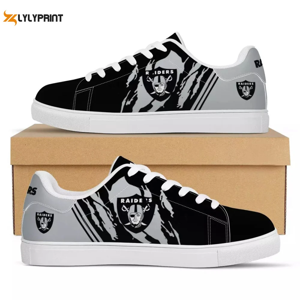 Las Vegas Raiders Skate Shoes For Men And Women Fans Gift  ST0801