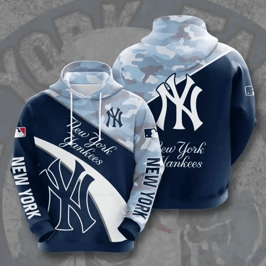 New York Yankees USA Baseball Hoodie 3D All Over Print AOP Shirt HZ0501