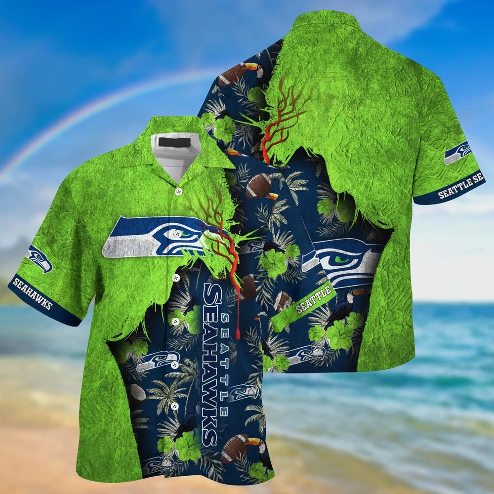 Seattle Seahawks NFL-God Hawaii Shirt New Gift For Summer HW0601