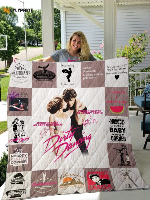 Dirty Dancing 1 Quilt Blanket For Fans Home Decor Gift , Soft Quilt, King Size, All Season Cozy Quilt QB0901