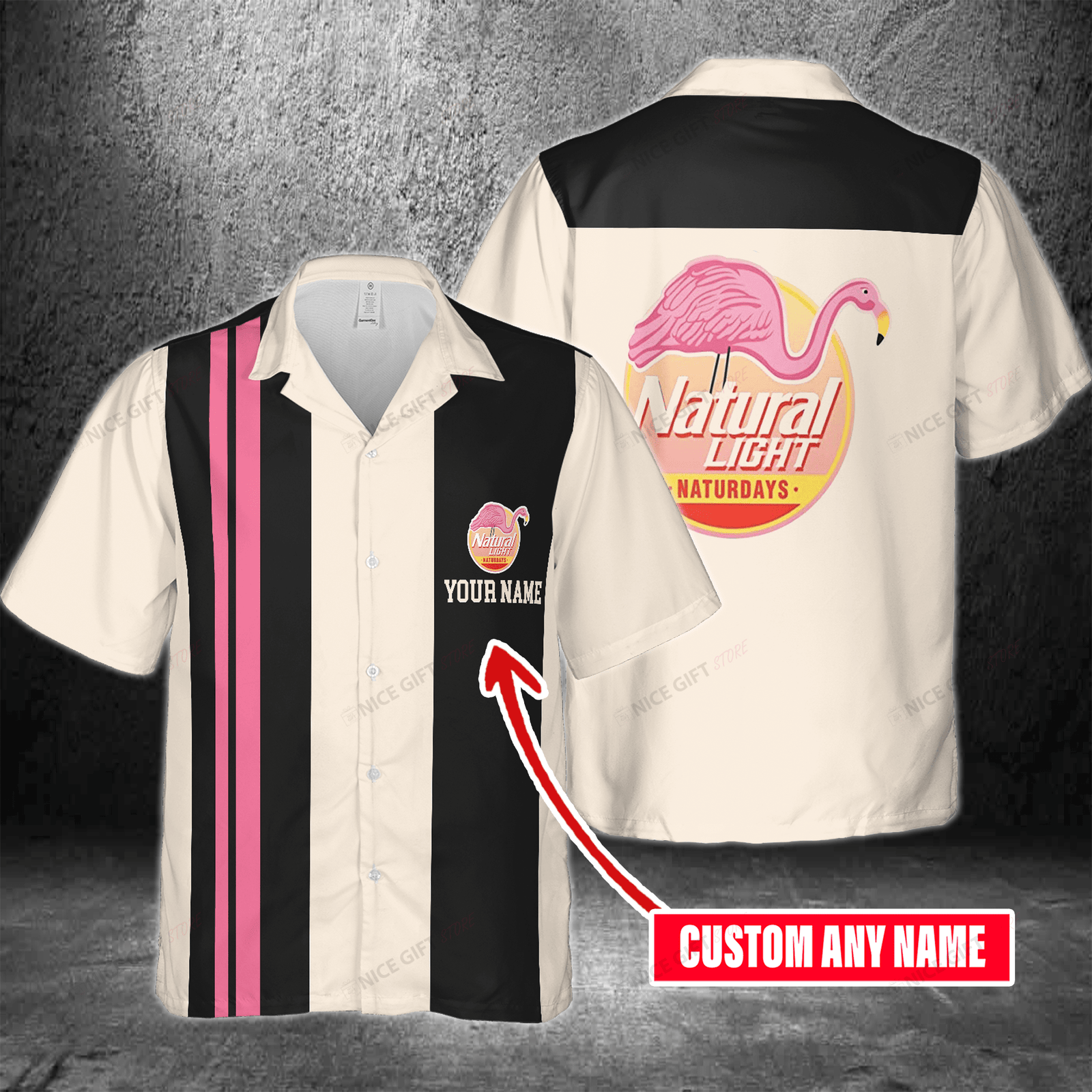 Natural Light Naturdays Custom Name Hawaiian Shirt For Men And Women HW0601