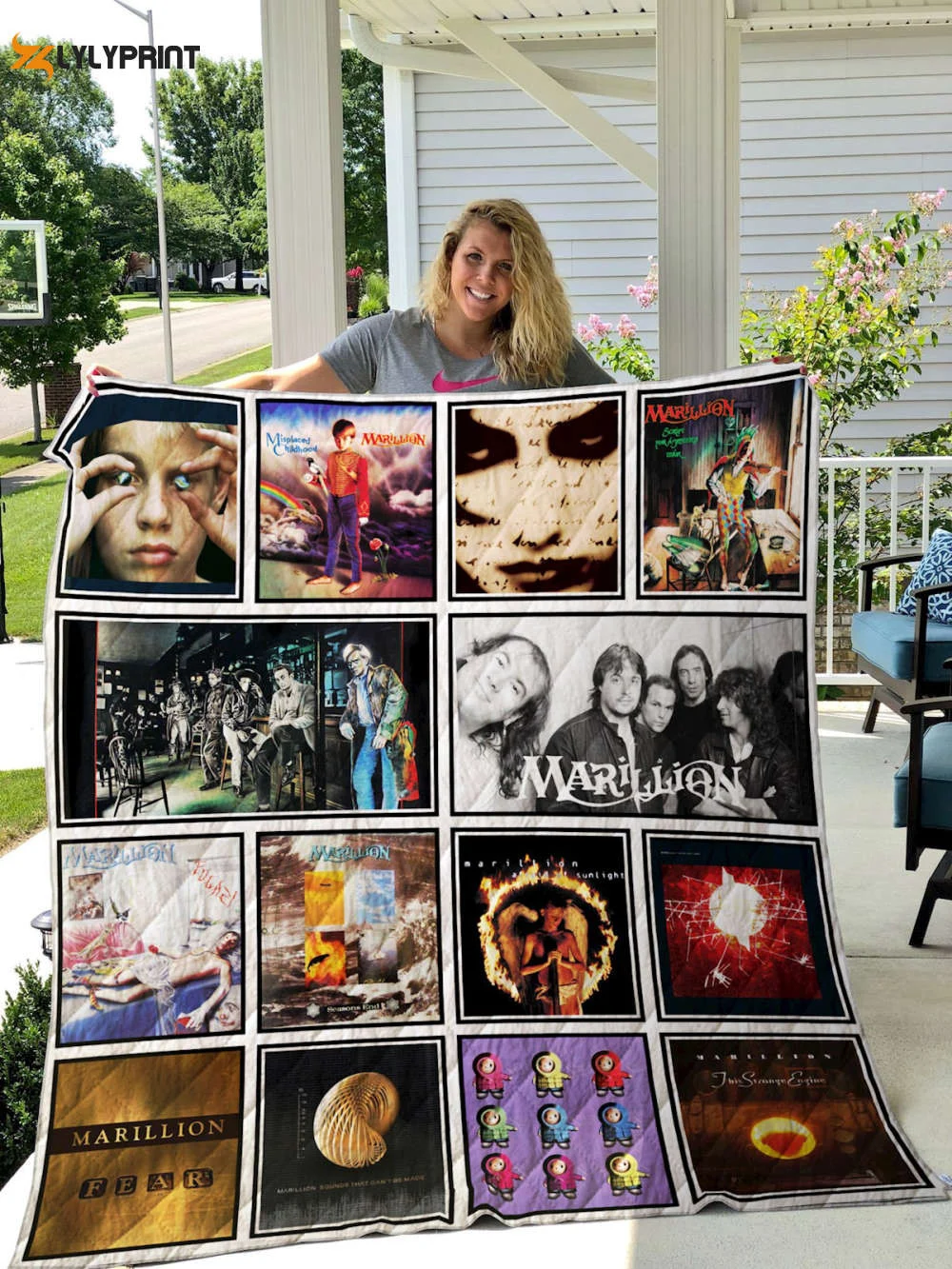 Marillion Quilt Blanket For Fans Home Decor Gift , Soft Quilt, King Size, All Season Cozy Quilt QB0901