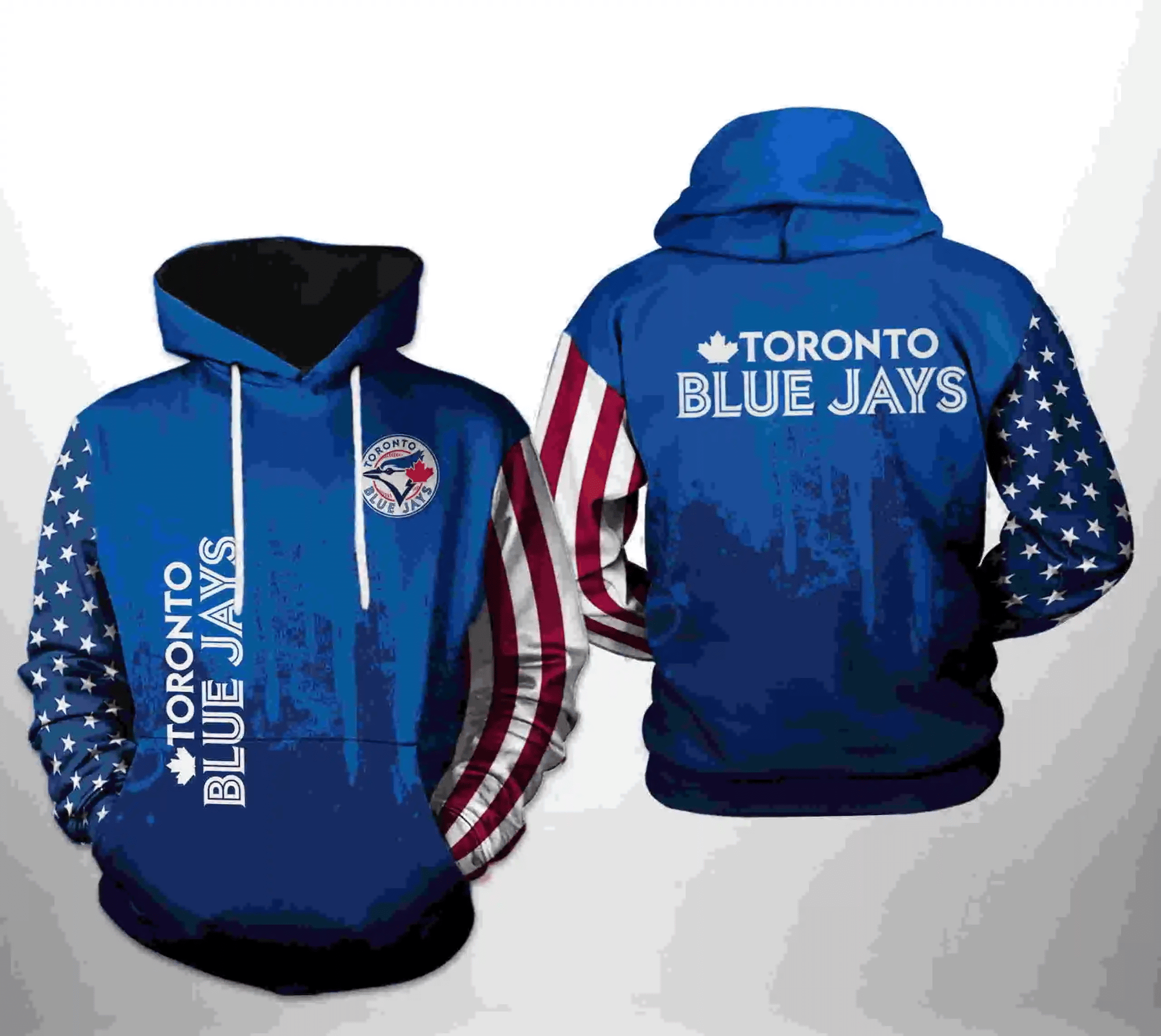 Toronto Blue Jays 3D Hoodie Zipper AOP Shirt – Official Team Gear HZ0501