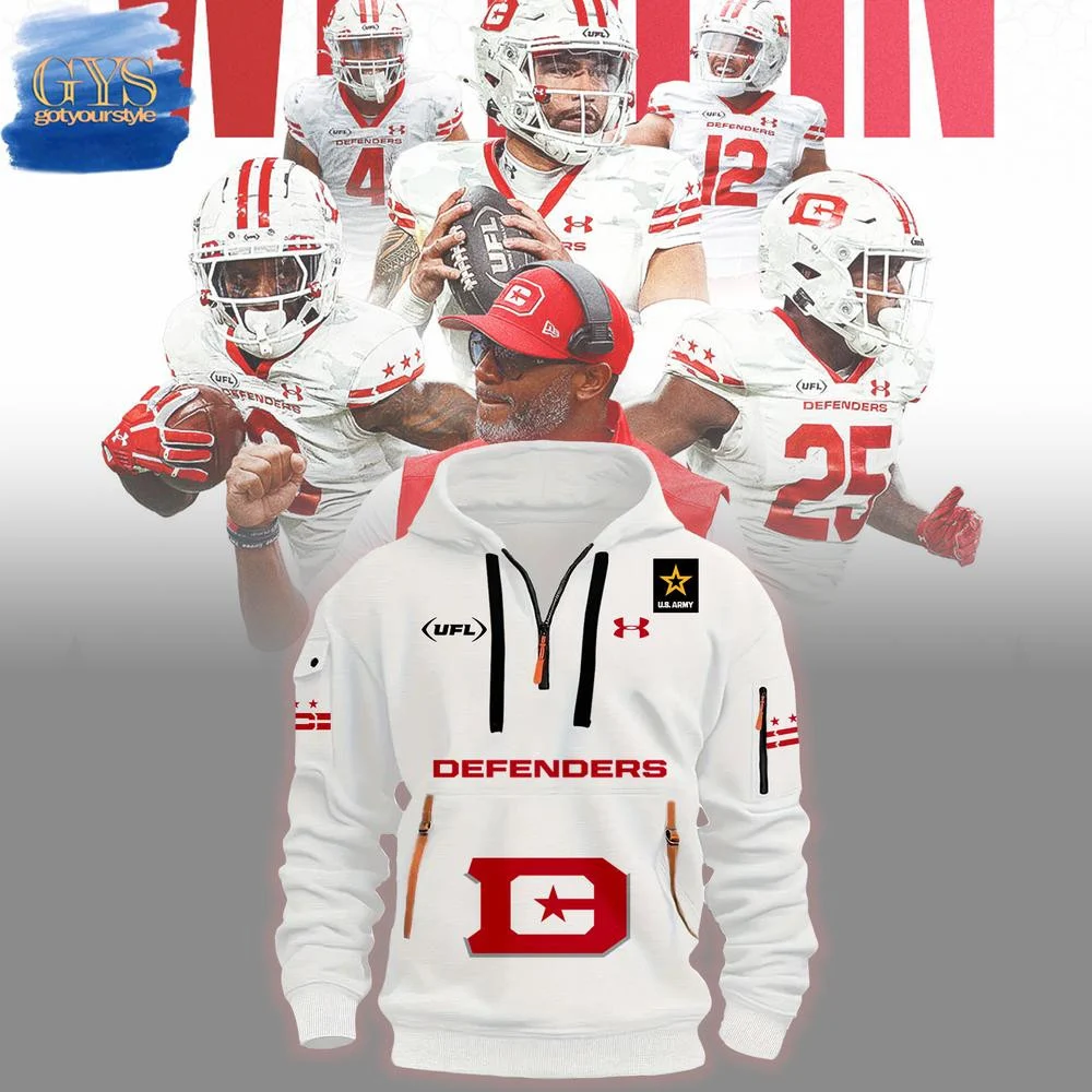 DC Defenders Limited Edition Quarter Zip Hoodie QTZ0601