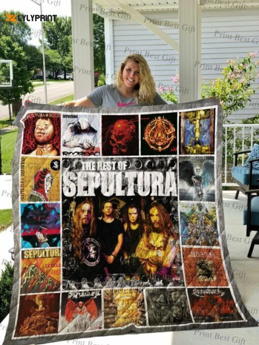 Sepultura Quilt Blanket For Fans Home Decor Gift , Soft Quilt, King Size, All Season Cozy Quilt QB0901