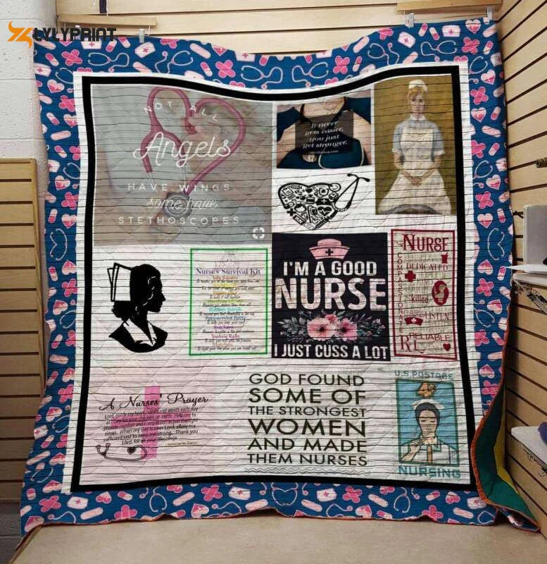 I M A Good Nurse 3D Customized Quilt , Soft Quilt, King Size, All Season Cozy Quilt QB0901