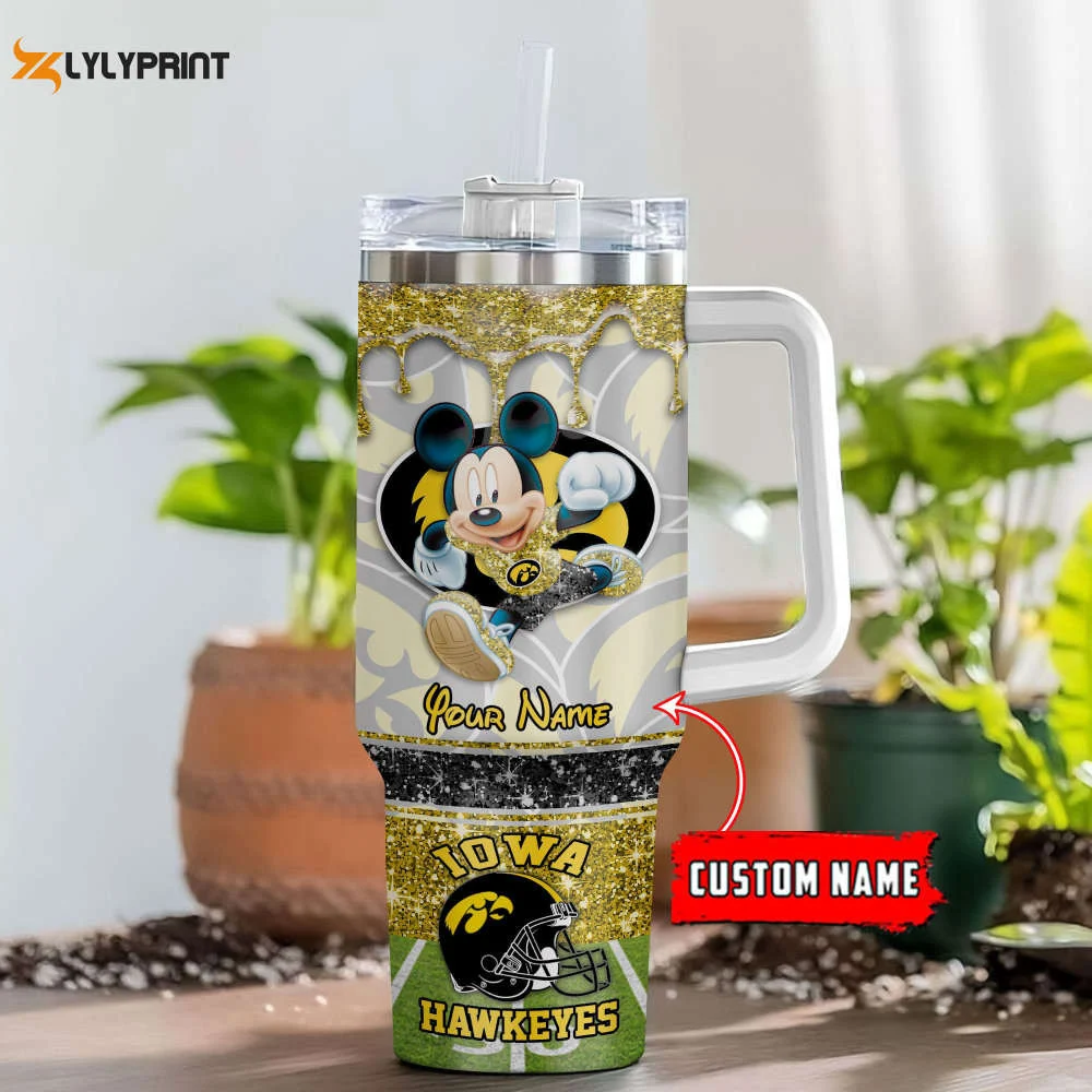 Iowa Hawkeyes Style Personalized Stanley Tumbler 40oz 0501TB40