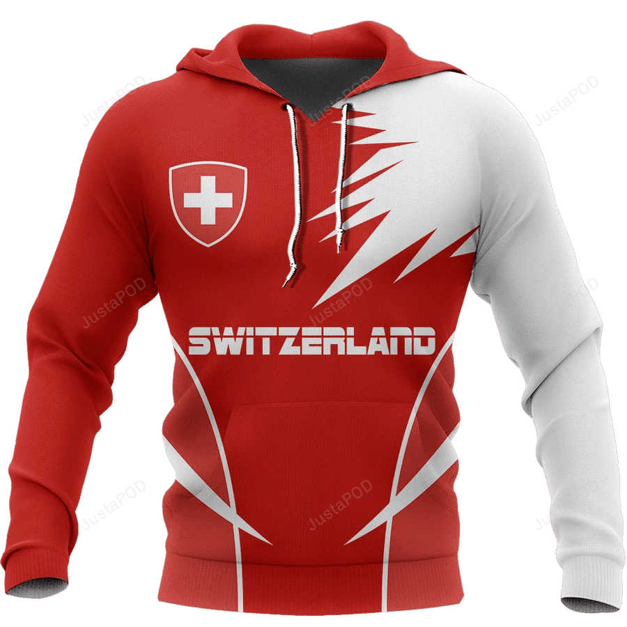 Switzerland 3D All Over Print Hoodie, Zip-up Hoodie HZ0501
