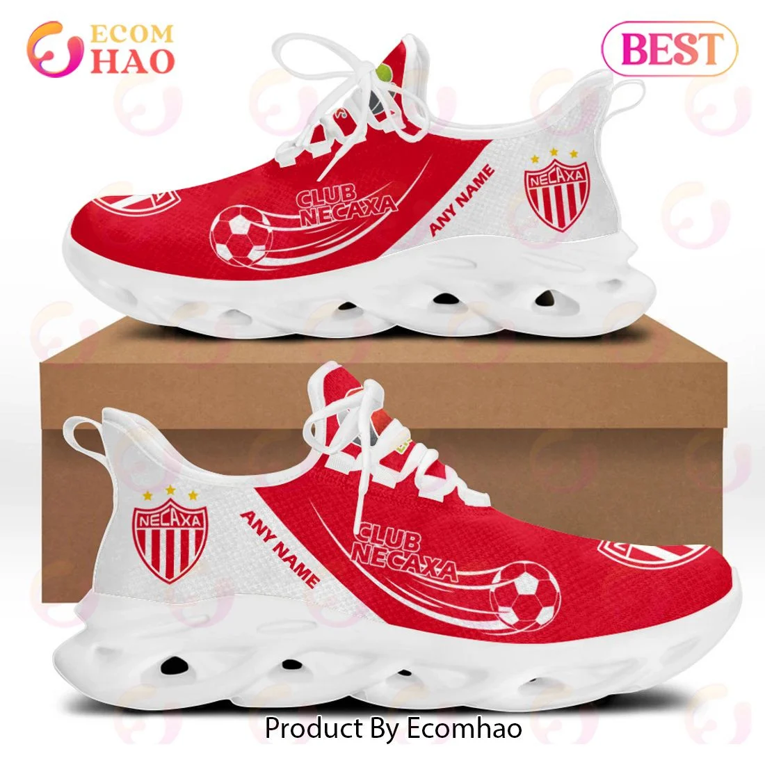 LIGA MX Club Necaxa Special Max Soul Shoes Design ST2301  Unisex sneakers MS0601