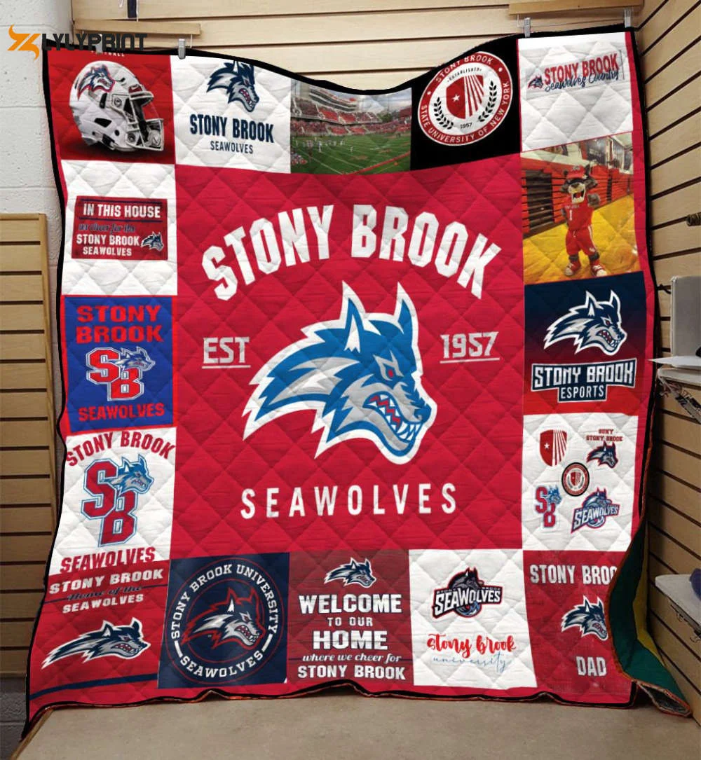 Stony Brook Quilt Blanket For Fans Home Decor Gift ,  Soft Quilt, King Size, All Season Cozy Quilt QB0901