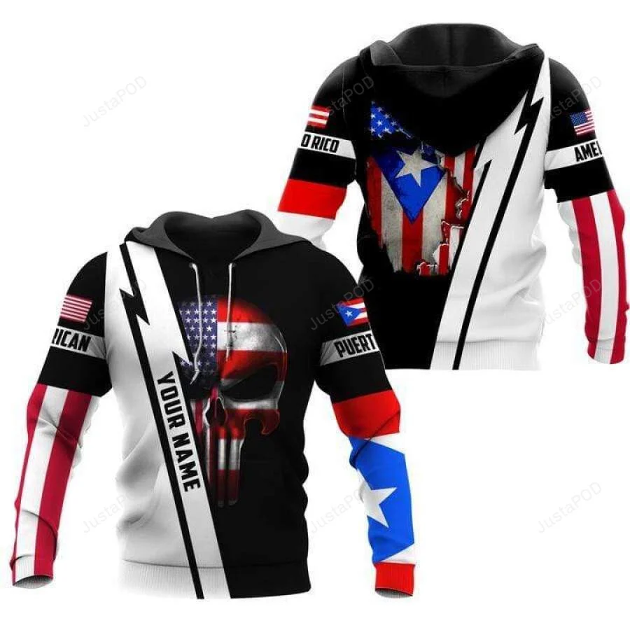 Personalized Puerto Rico 3d All Print Hoodie, Zip- Up Hoodie HZ0501