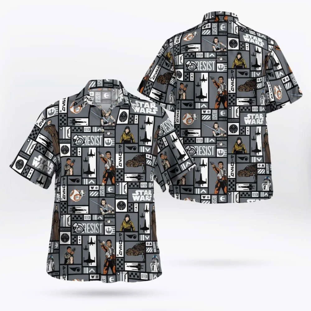 Star Wars Resistance Heroes In Iron Hawaii Shirt Summer 2023 Hot HW0601