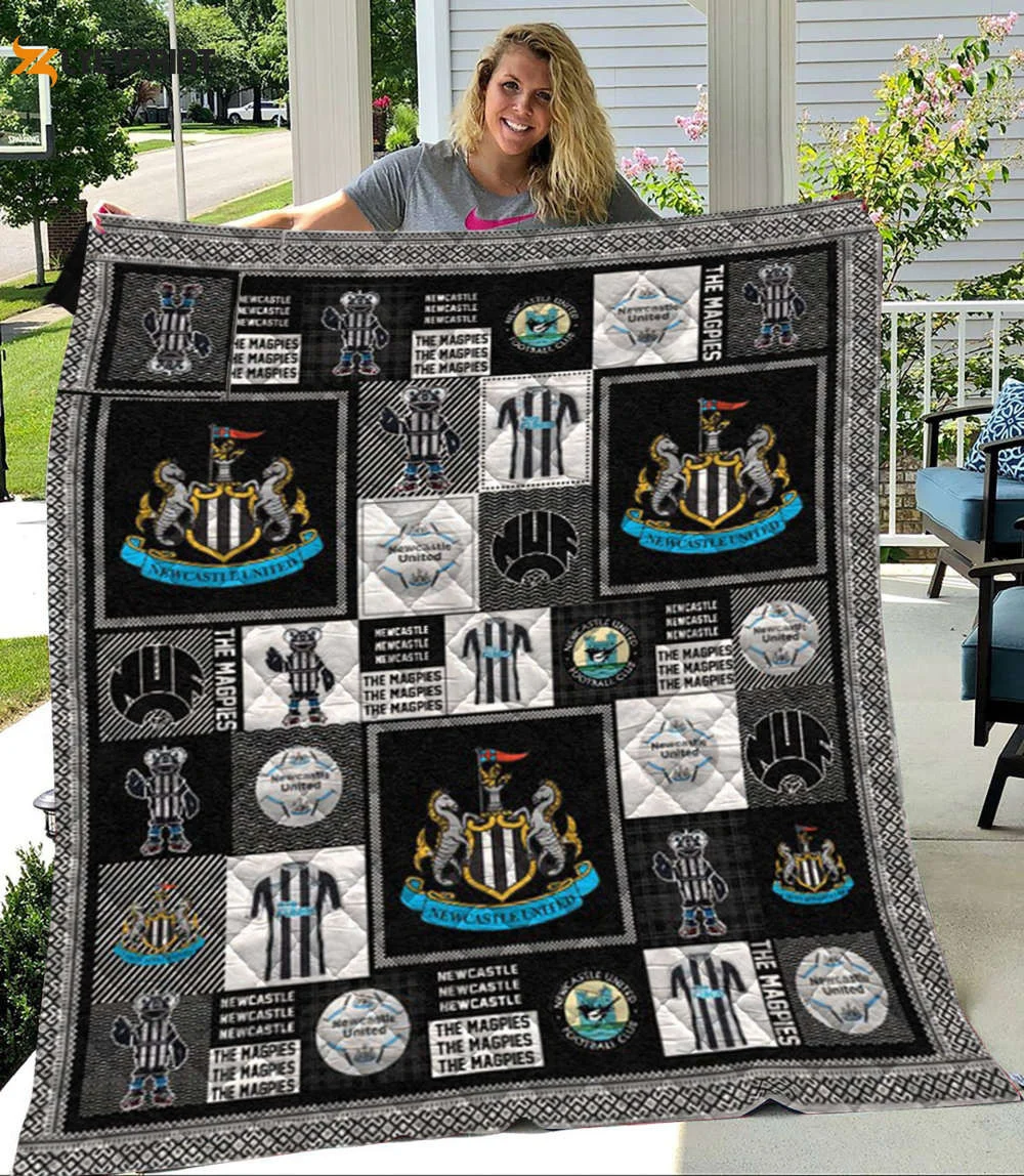 Newcastle United Quilt Blanket For Fans Home Decor Gift , Soft Quilt, King Size, All Season Cozy Quilt QB0901