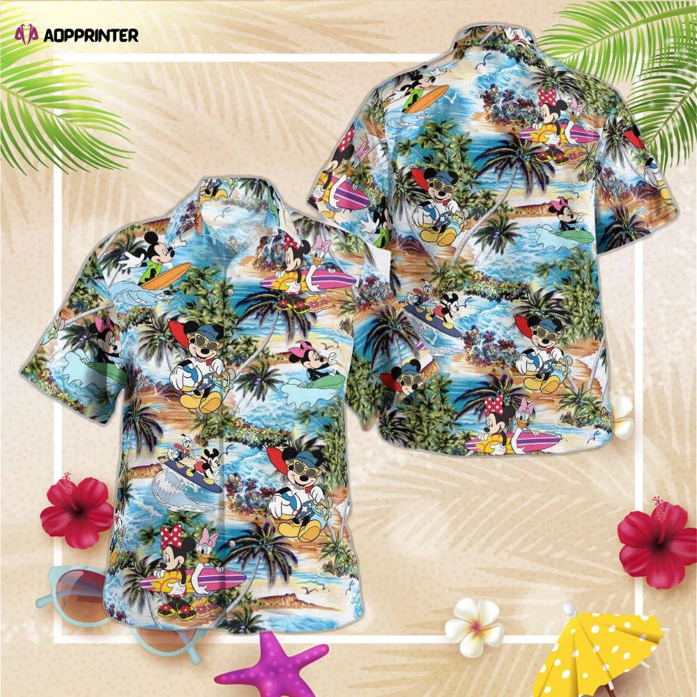 Cartoon Summer Beaches Tropical Hawaiian Shirt, Gift For Men And Women HW0601