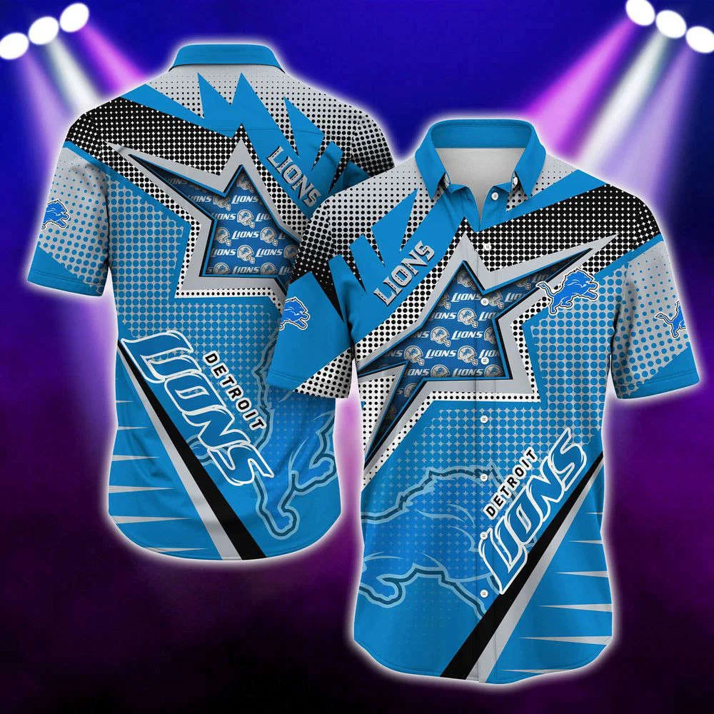Detroit Lions NFL-Hawaii Shirt New Gift For Summer HW0601