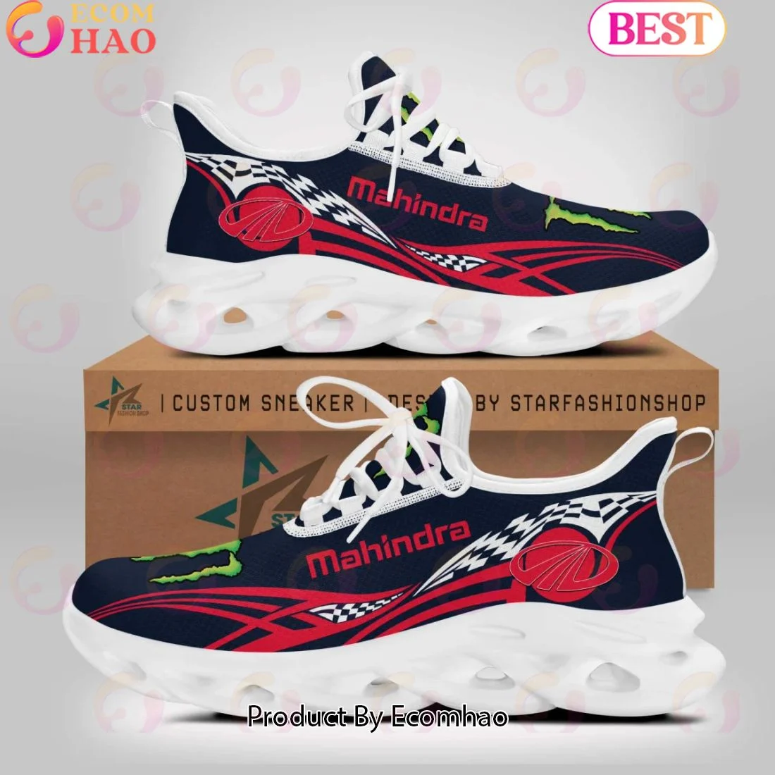 Mahindra Truck Monster Design Max Soul Shoes  Unisex sneakers MS0601