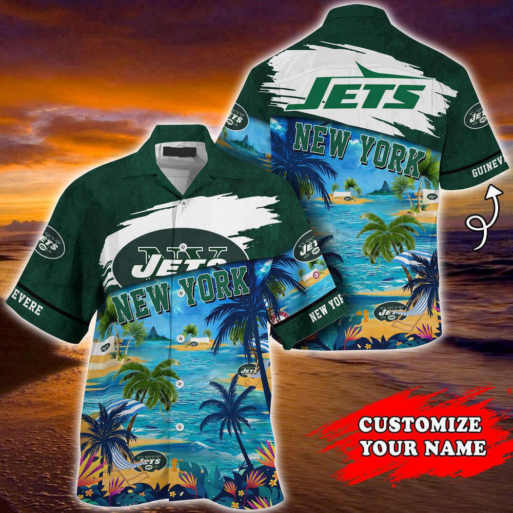 New York Jets NFL-Customized Summer Hawaii Shirt For Sports Fans HW0601