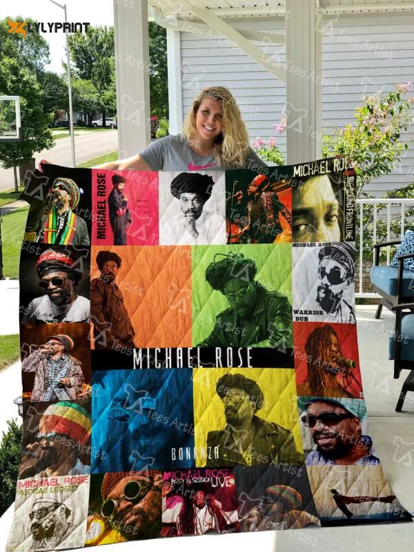 Michael Rose 3D Customized Quilt Blanket ,  Soft Quilt, King Size, All Season Cozy Quilt QB0901