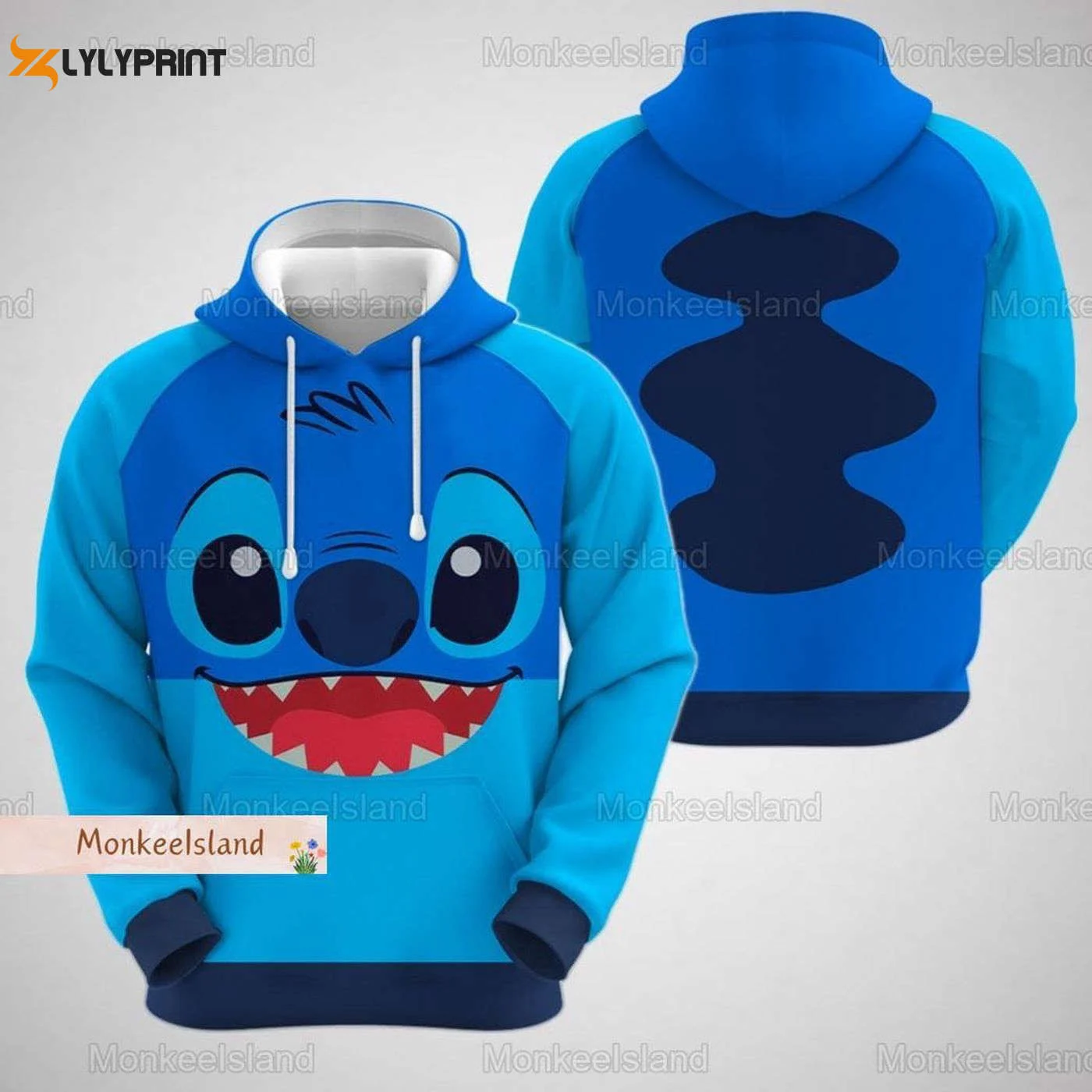 Disney Stitch Cosplay Hoodie Halloween 3D Shirt Magic Kingdom Costume – Lilo & Stitch Movie Inspired HZ0501