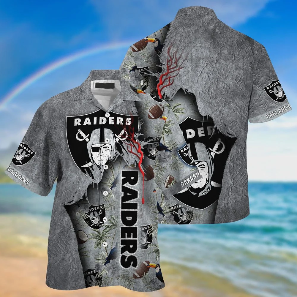 Oakland Raiders NFL-God Hawaii Shirt New Gift For Summer HW0601