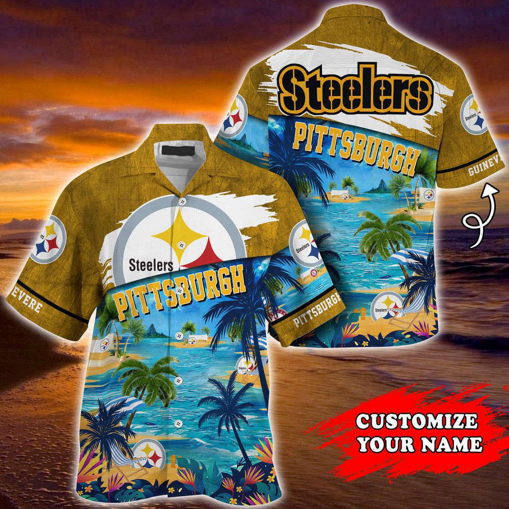 Pittsburgh Steelers NFL-Customized Summer Hawaii Shirt For Sports Fans HW0601