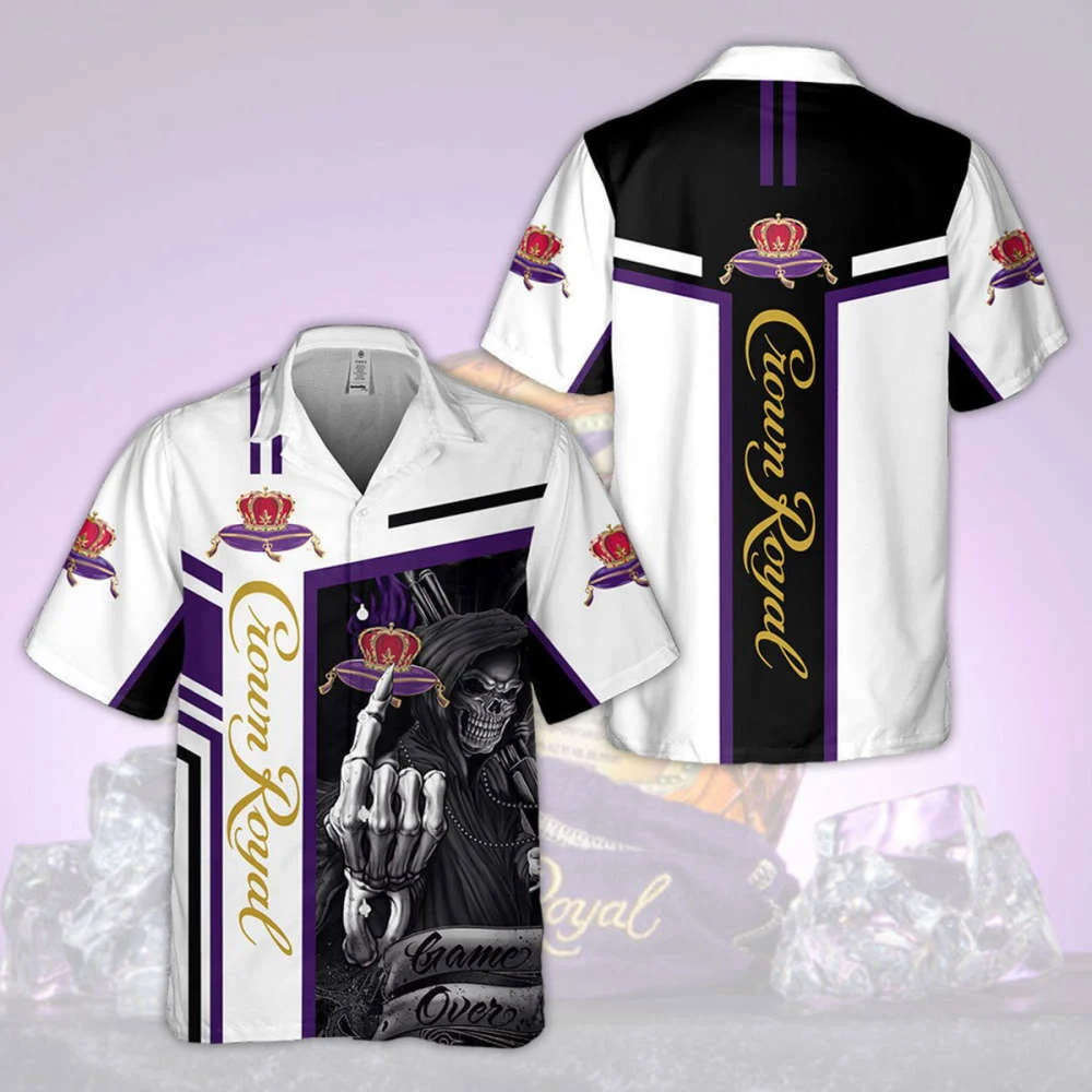 Crown Royal Death Game Over Hawaiian Shirt HW0601