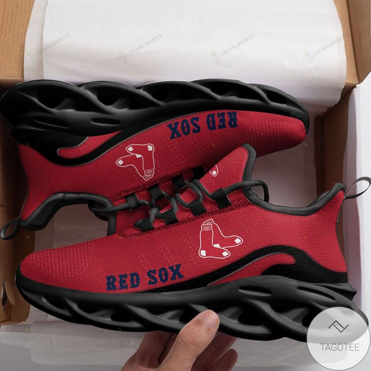MLB Boston Red Sox Max Soul Shoes V1 Unisex Women Men MS0601