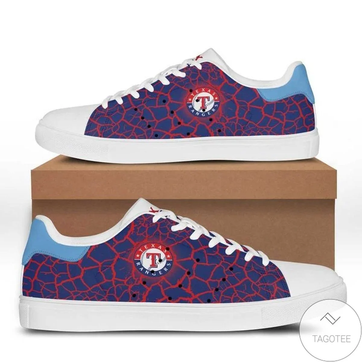 MLB Texas Rangers Limited Edition Stan Smith Shoes , Trendy Style Sneakers ST0801