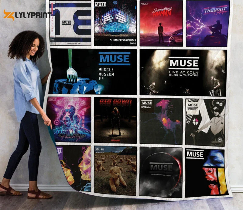 Muse Eps Albums Quilt Blanket For Fans Home Decor Gift 02 ,  Soft Quilt, King Size, All Season Cozy Quilt QB0901