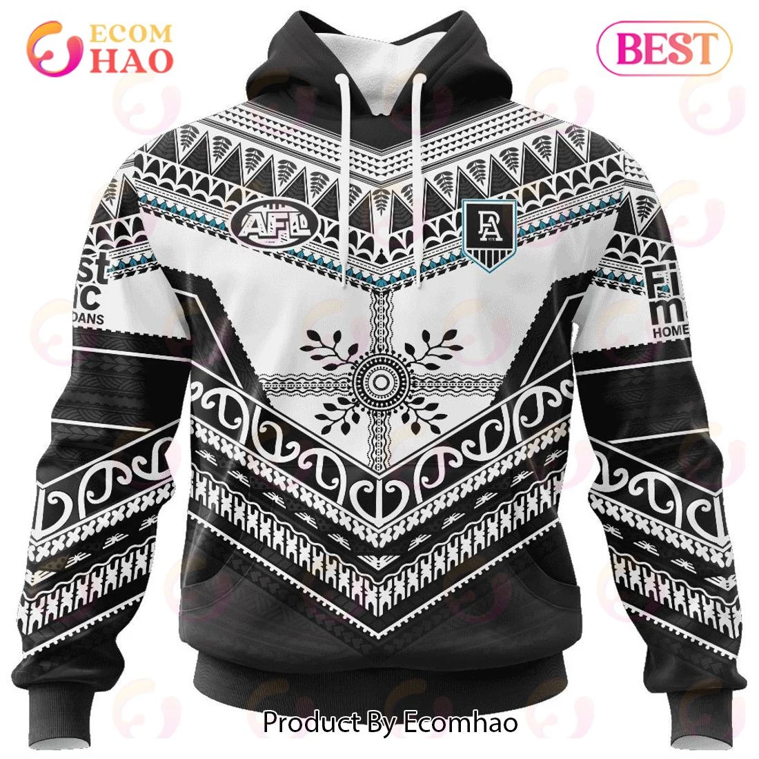 AFL Port Adelaide Football Club Special Pasifika Design 3D Hoodie, Zip Hoodie, Man - Women, Warm, Premium Quality HZ0501