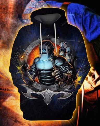 Welder Matter 3D All Over Printed Hoodie, Zip- Up Hoodie HZ0501