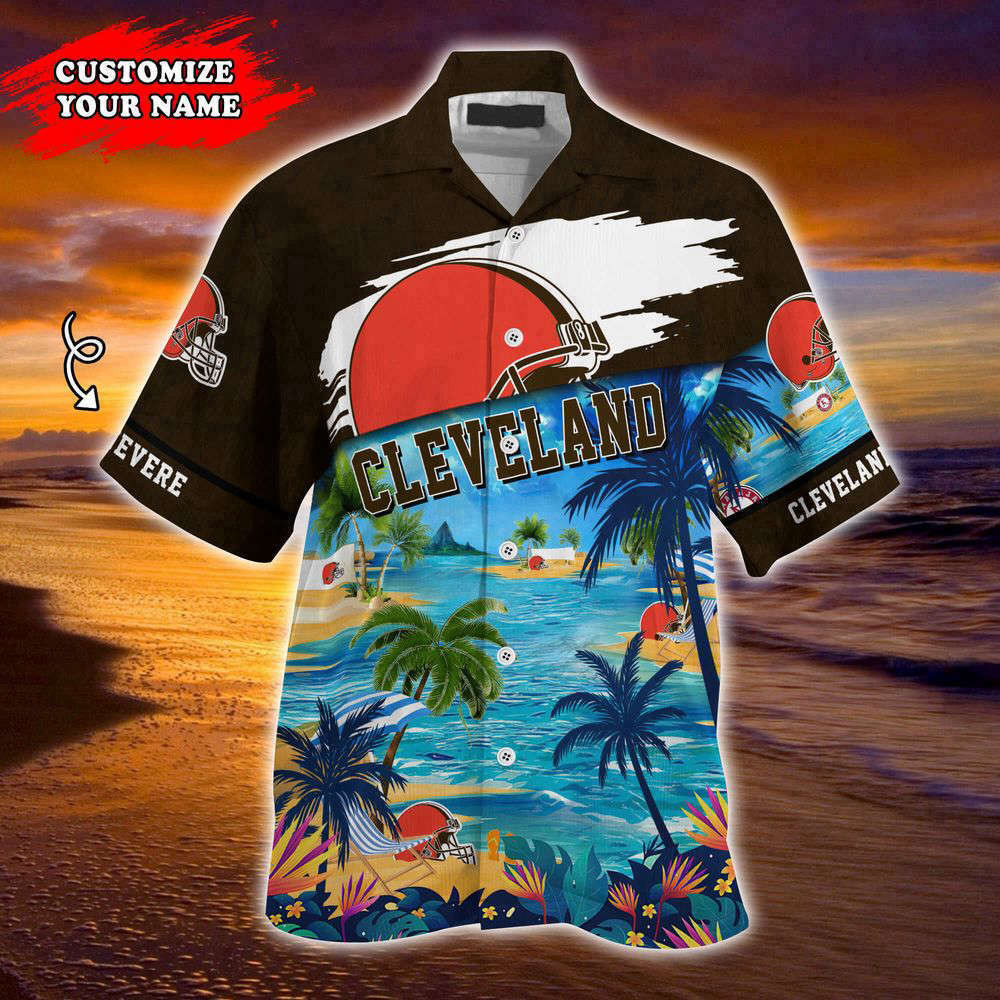 Cleveland Browns NFL-Customized Summer Hawaii Shirt For Sports Fans HW0601