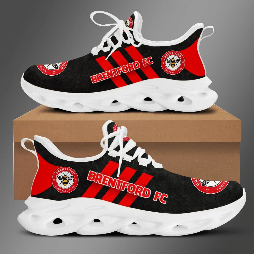 Brentford FC Black Red Max Soul Shoes Men Women MS0601