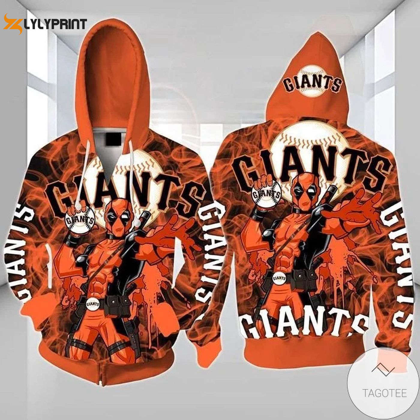San Francisco Giants Deadpool Zip Up Hoodie – Stylish AOP Shirt HZ0501