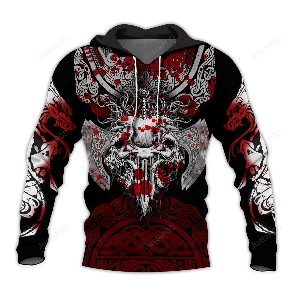The Ragnarok 3D All Over Print Hoodie, Zip-up Hoodie HZ0501