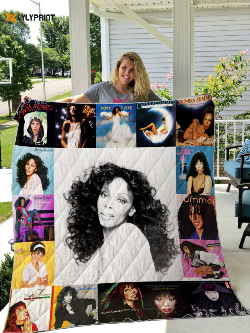 Donna Summer Quilt Blanket For Fans Home Decor Gift , Soft Quilt, King Size, All Season Cozy Quilt QB0901