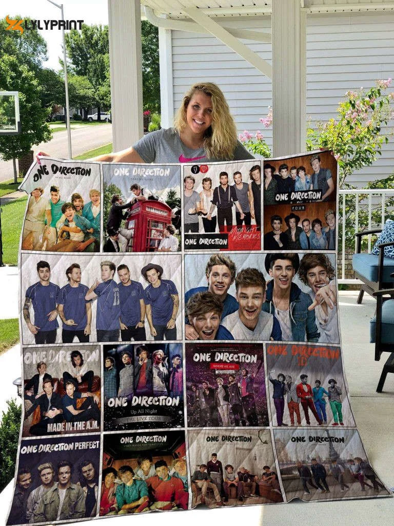 One Direction Albums New Arrival , Soft Quilt, King Size, All Season Cozy Quilt QB0901